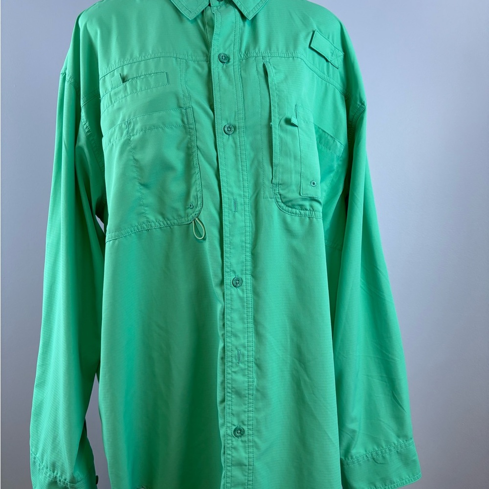 Reel Legends Vibrant Green Shirt Jacket